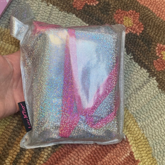 Betsey Johnson Glittery Handbag Raincoat - Picture 6 of 8